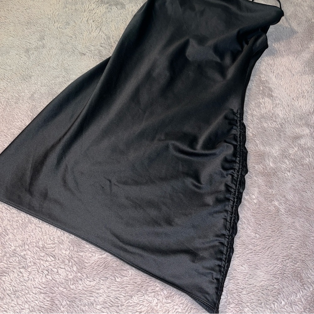 Topshop Elegant Black Mini Dress - Picture 2 of 5